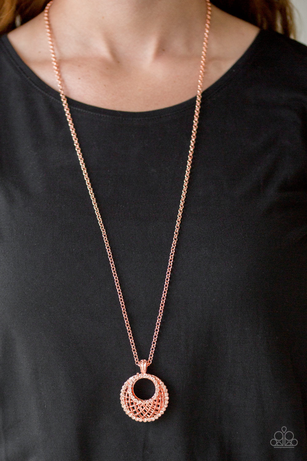 Net Worth - Copper - Paparazzi - Necklace