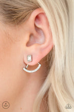 Load image into Gallery viewer, Delicate Arches - White - Paparazzi - Earrings
