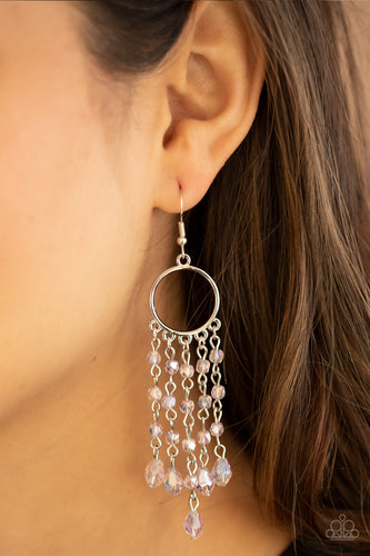 Dazzling Delicious - Pink - Paparazzi - Earrings