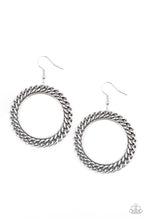 Load image into Gallery viewer, Above The RIMS - Silver - Paparazzi - Earrings
