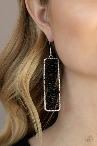 Dont QUARRY, Be Happy - Paparazzi - Earrings