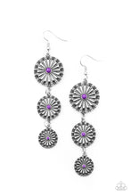 Load image into Gallery viewer, Festively Floral - Purple - Paparazzi - Earrings
