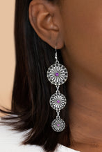 Load image into Gallery viewer, Festively Floral - Purple - Paparazzi - Earrings
