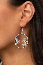 Load image into Gallery viewer, Demurely Daisy - Silver - Paparazzi - Earrings
