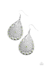 Load image into Gallery viewer, Icy Mosaic - Green - Paparazzi - Earrings
