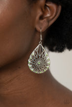 Load image into Gallery viewer, Icy Mosaic - Green - Paparazzi - Earrings
