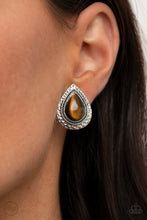 Load image into Gallery viewer, Desert Glow - Brown - Paparazzi - Earrings
