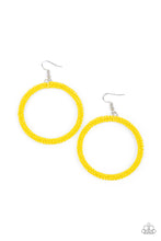 Load image into Gallery viewer, Beauty and the BEACH - Yellow - Paparazzi - Earrings
