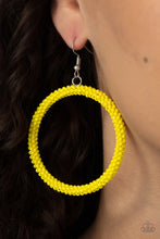 Load image into Gallery viewer, Beauty and the BEACH - Yellow - Paparazzi - Earrings
