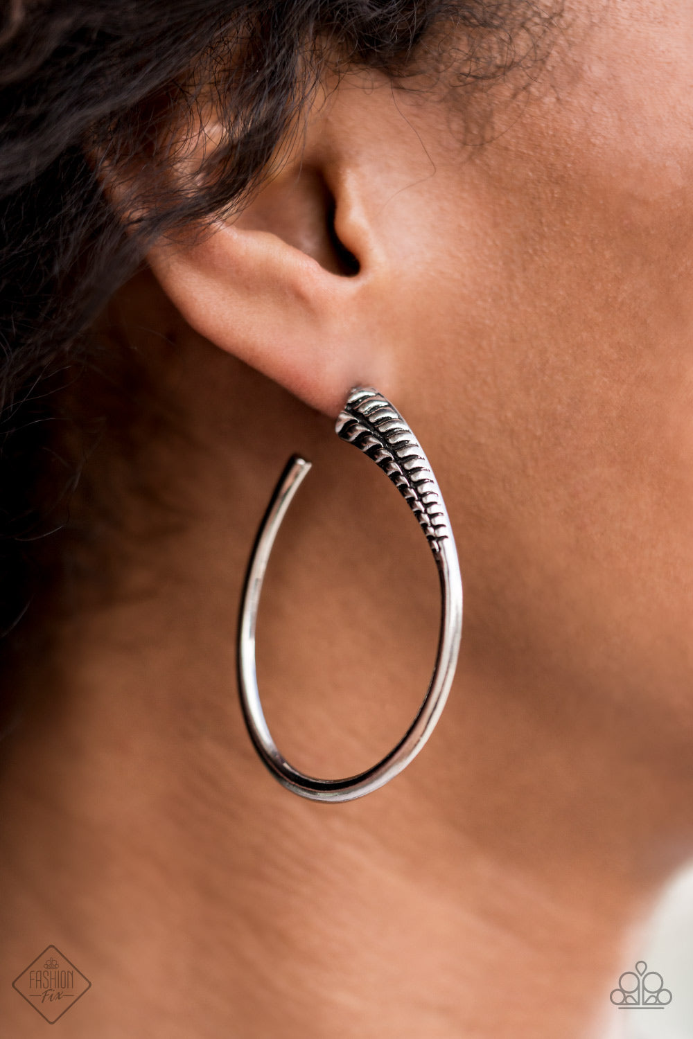 Fully Loaded - Silver - Paparazzi - Earrings