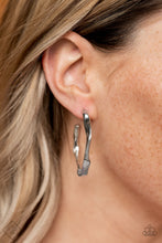 Load image into Gallery viewer, Coveted Curves - Silver- Paparazzi - Earrings
