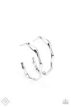 Load image into Gallery viewer, Coveted Curves - Silver- Paparazzi - Earrings
