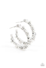 Load image into Gallery viewer, Let There Be SOCIALITE - White - Paparazzi - Earrings 
